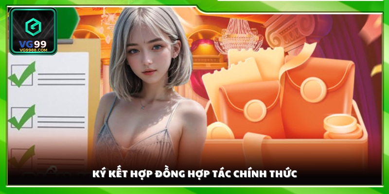 Hoàn tất thủ tục ký hợp đồng hợp tác với VG9